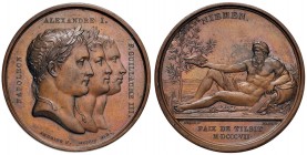 MEDAGLIE NAPOLEONICHE Medaglia 1807 PAIX DE TILSIT – Opus: Andrieu, Droz, Denon – AE (g 38,69 – Ø 40 mm)
FDC