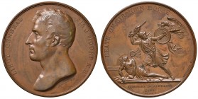 MEDAGLIE NAPOLEONICHE – INGHILTERRA - Medaglia 1809 Morte di Sir John Moore a Coruna – Opus: Mills, Couriger, Mudie – AE (g 36,29 – 40 mm) Graffietti...