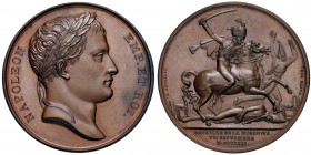 MEDAGLIE NAPOLEONICHE Medaglia 1812 BATAILLE DE LA MOSKOWA – Opus: Andrieu, Jeuffroy, Denon – AE (g 34,74 - Ø 40 mm) Bordo lucidato
qFDC