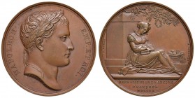 MEDAGLIE NAPOLEONICHE Medaglia 1812 ORPHELINES DE LA LÉGION D’HONNEUR – Opus: Andrieu, Depaulis, Denon – AE (g 33,82 - Ø 40 mm) Colpi al bordo
SPL+...