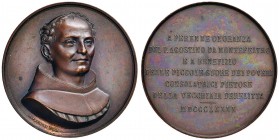MEDAGLIE Agostino da Montefeltro - Medaglia 1890 – Opus: Farnesi - Æ (g 45,12 – Ø 45 mm) Minimi colpetti al bordo
SPL+