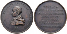 MILANO Medaglia 1838 San Carlo Borromeo – Opus: Broggi – AE (g 34,55 – Ø 44 mm) Minimi colpetti al bordo
SPL