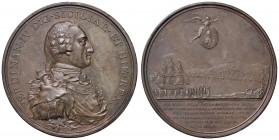 NAPOLI Ferdinando IV (1799-1805) Medaglia 1799 re ristabilito sul trono – Opus: Kukler – D’Auria 61 – AE (g 53,37 – Ø 47 mm)
SPL