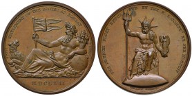 INGHILTERRA Medaglia 1804 Stabilimento britannico a Bombay nel 1662 e vittoria sulla flotta francese – Opus: Droz, Muller e Mills - AE (g 40,03 – Ø 40...