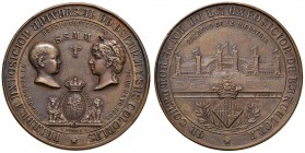 SPAGNA Medaglia 1888 Exposición universal de Barcelona – Opus: Barba, Piquer – AE (g 47,01 – Ø 44 mm) Minimi colpetti al bordo
BB