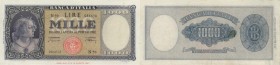 BANCONOTE 1.000 Lire 20/03/1947 N59 086638 Medusa – Gig. 54A Modesta macchia al R/ e minima piega marginale
SPL