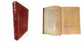 LIBRI DI PREGIO Tierbuch des Petrus Candidus, ed. anastatica del codice conservato presso la Biblioteca Vaticana, ed. 1984, 27 x 19 cm, legatura
n.d.
