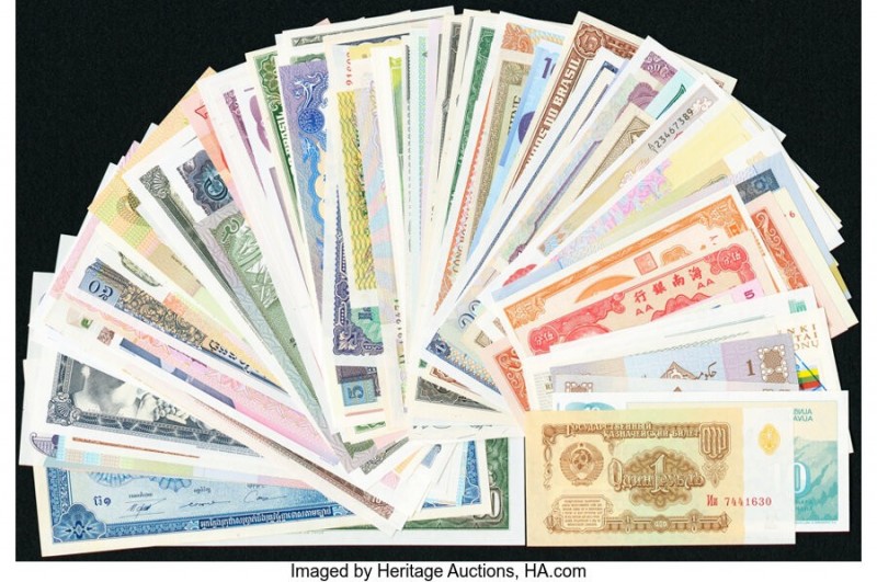 Bolivia, Egypt, Honduras, Yugoslavia & More Group Lot of 156 Examples About Unci...