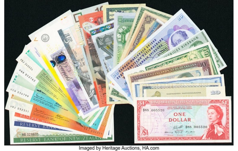 Cyprus, Denmark, Iceland, South Africa & More Group Lot of 28 Examples Fine-Cris...