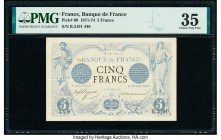 France Banque de France 5 Francs 1873 Pick 60 PMG Choice Very Fine 35. Pinholes.

HID09801242017

© 2020 Heritage Auctions | All Rights Reserved