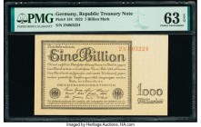 Germany Imperial Bank Note 1 Billion Mark 5.11.1923 Pick 134 PMG Choice Uncirculated 63 EPQ. 

HID09801242017

© 2020 Heritage Auctions | All Rights R...