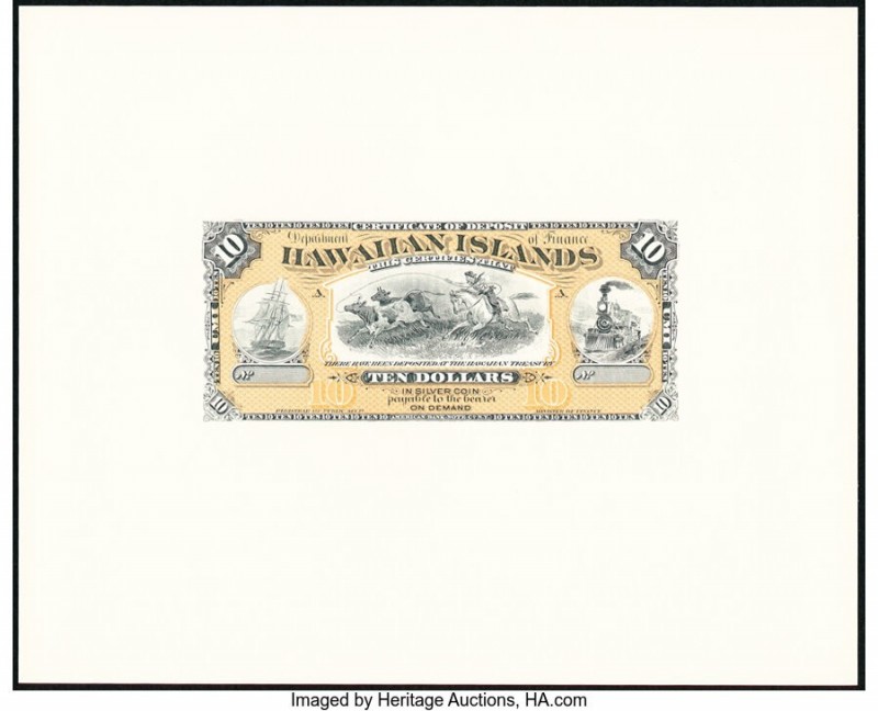 Hawaii American Banknote Company 1995 Hawaiian Islands Commemorative Reprint Set...