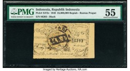 Indonesia Republic Regionals 25,000,000 Rupiah 30.4.1948 Pick S372c PMG About Uncirculated 55. 

HID09801242017

© 2020 Heritage Auctions | All Rights...