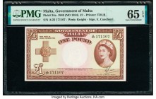 Malta Government of Malta 1 Pound 1949 (ND 1954) Pick 24a PMG Gem Uncirculated 65 EPQ. 

HID09801242017

© 2020 Heritage Auctions | All Rights Reserve...