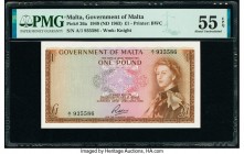 Malta Government of Malta 1 Pound 1949 (ND 1963) Pick 26a PMG About Uncirculated 55 EPQ. 

HID09801242017

© 2020 Heritage Auctions | All Rights Reser...
