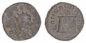 Imperio Romano
Claudio II
Antoniniano. VE. Roma. (268-270). R/CONSECRATIO. Altar. 2.43g. RIC.261. MBC-.