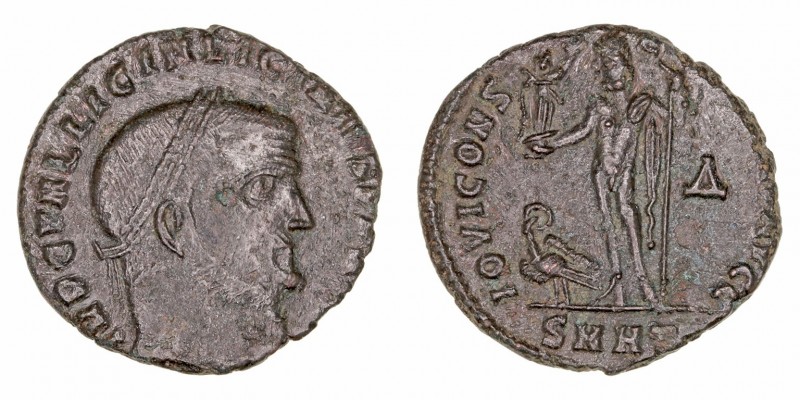 Imperio Romano
Licinio
Follis. AE. (313-316). R/IOVI CONSERVATORI..., en exerg...