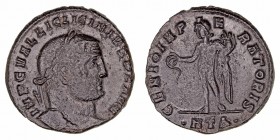 Imperio Romano
Licinio
Follis. AE. (313-316). R/GENIO IMPERATORIS, en exergo HTA. 5.94g. RIC.48. MBC.
