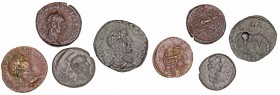 Imperio Romano
Lotes de Conjunto
AE. Lote 4 monedas. Greco Imperiales. MBC+ a MBC-.