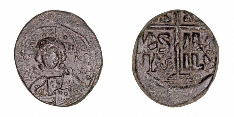 Monedas Bizantinas
Anónimo
Follis. AE. (siglo IX-X). 10.10g. 27.00mm. MBC-/MBC...