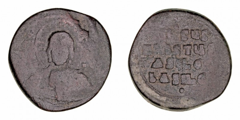 Monedas Bizantinas
Anónimo
Follis. AE. (siglo IX-X). 14.73g. 31.00mm. (BC).