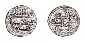 Monedas Árabes
Imperio Almorávide
Ishaq ben Alí
Quirate. AR. 0.87g. V.1895. MBC.
