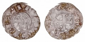 Monedas Medievales
Corona Castellano Leonesa
Alfonso I de Aragón
Dinero. VE. Toledo. 0.68g. AB.25.3. BC.