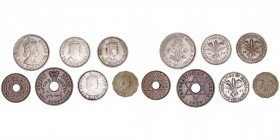 Monedas Extranjeras
Nigeria Isabel II
Serie de 7 monedas. AE/CuNi. 1/2 Penny, Penny, 3 Pence, Shilling y 2 Shillings 1959, Shilling 1961 y 1962. KM....