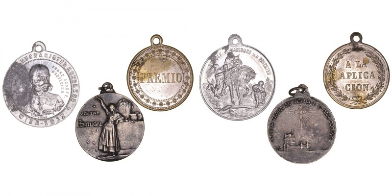 Medallas
Lotes de Conjunto
Lote de 3 medallas. Austria 1912 (29mm), Visita a P...