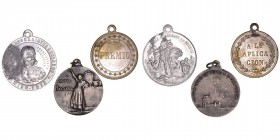 Medallas
Lotes de Conjunto
Lote de 3 medallas. Austria 1912 (29mm), Visita a Portugal (25mm) y Premio a la Aplicación (19mm). MBC+ a BC+.