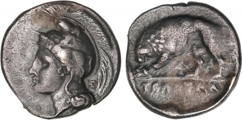 GREEK COINS
Didracma. 400-350 a.C. VELIA. LUCANIA. Anv.: Cabeza de Atenea a izq...