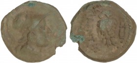 GREEK COINS
Triens. 193-150 a.C. BRUTTIUM, Vibo Valentia (Hipponion). 3,14 grs. AE. Ex CNG 233, lote 95. Ligera pátina verde. ESCASA. HN Italy-2264; ...
