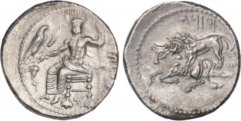 GREEK COINS
Estátera. 361-334 a.C. SATRAPIA DE MAZAIOS. TARSOS. CILICIA. Anv.: ...