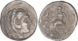 GREEK COINS
Tetradracma. 336-323 a.C. ALEJANDRO MAGNO. DAMASCO. Anv.: Cabeza de Hércules con piel de león a derecha. Rev.: Zeus entronizado a izquier...