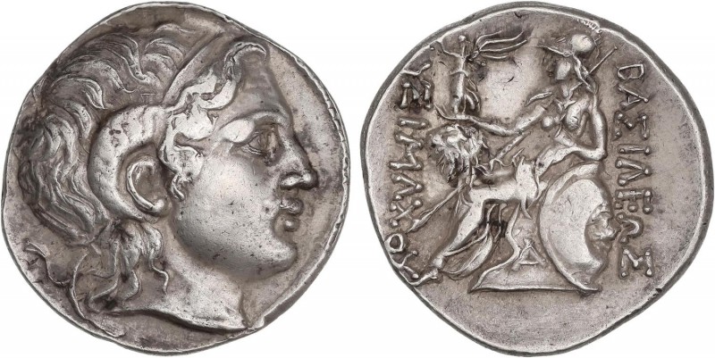 GREEK COINS
Tetradracma. 297-281 a.C. LISIMACO. LISIMAQUEIA. CARDIA. Anv.: Cabe...