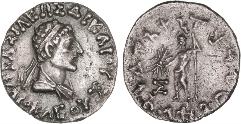 GREEK COINS
Dracma. 135-110 a.C. HELIOKLES. BACTRIA E INDOGRECIA. Anv.: Cabeza ...