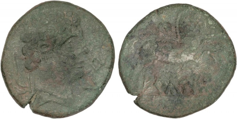 CELTIBERIAN COINS
As. 120-20 a.C. ERCAVICA (CAÑAVERUELAS, Cuenca). Anv.: Cabeza...