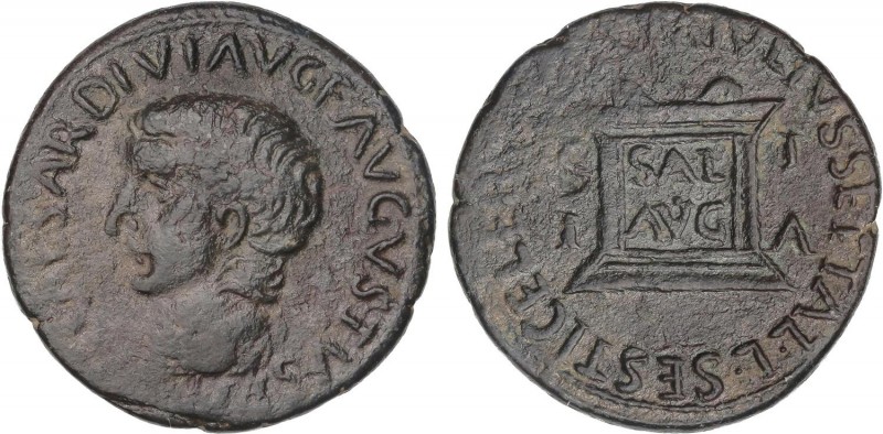 CELTIBERIAN COINS
As. 14-36 d.C. ÉPOCA DE TIBERIO. ILICI (ELCHE, Alicante). Anv...