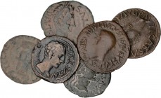 CELTIBERIAN COINS
Lote 6 monedas Semis. ILICI (ELCHE, Alicante). AE. A EXAMINAR. BC a MBC-.