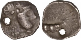 CELTIBERIAN COINS
Dracma. 300-200 a.C. ARSGITAR (SAGUNTO, Valencia). Anv.: Cabeza galeada. Rev.: Toro androcéfalo. Leyendas algo visibles. 2,55 grs. ...
