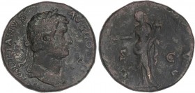 ROMAN COINS: ROMAN EMPIRE
Empire
Sestercio. Acuñada el 134-138 d.C. ADRIANO. Anv.: HADRIANVS AVG. COS.III. P.P. Busto laureado a derecha. Rev.: (FOR...