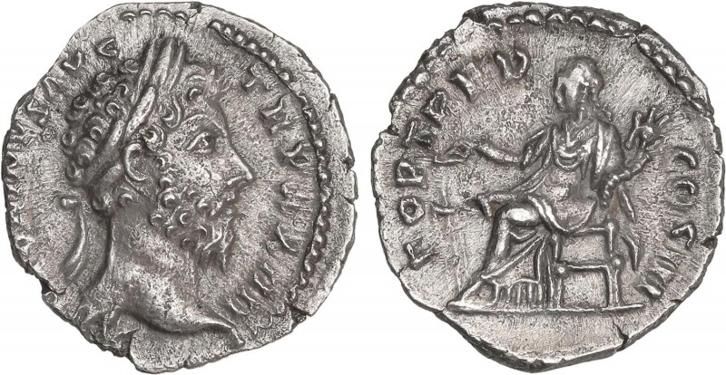 ROMAN COINS: ROMAN EMPIRE
Empire
Denario. Acuñada el 169-170 d.C. MARCO AURELI...