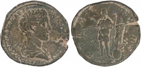 ROMAN COINS: ROMAN EMPIRE
Empire
Sestercio. Acuñada el 172-173 d.C. COMODO. Anv.: L. AVREL. COMMODVS CAES. AVG. FIL. GERM. Cabeza descubierta a dere...