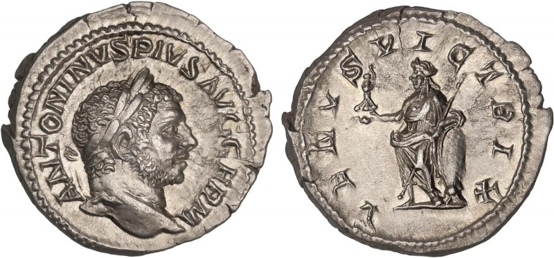 ROMAN COINS: ROMAN EMPIRE
Empire
Denario. Acuñada el 213-217 d.C. CARACALLA. A...