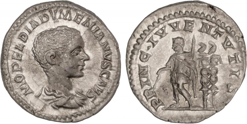 ROMAN COINS: ROMAN EMPIRE
Empire
Denario. Acuñada el 218 d.C. DIADUMENIANO. An...