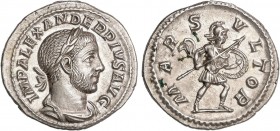ROMAN COINS: ROMAN EMPIRE
Empire
Denario. Acuñada el 231-235 d.C. ALEJANDRO SEVERO. Anv.: IMP. ALEXANDER PIVS AVG. Busto laureado a derecha. Rev.: M...