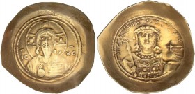 BYZANTINE COINS
Histamenom Nomisma. MIGUEL VII DUCAS (1071-1078 d.C.). CONSTANTINOPLA. Anv.: Busto de Cristo Pantocrator de frente. IC-XC a los lados...