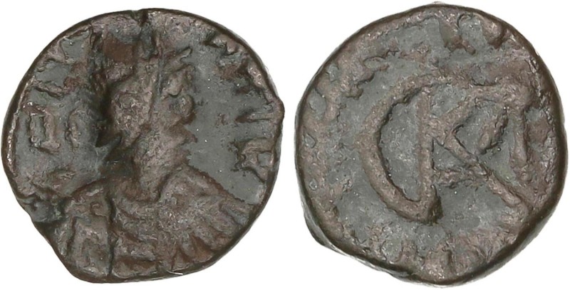 OSTROGOTH COINS
Nummo. VÁNDALOS. GELIMER (530-534 d.C). CARTAGO. Anv.: GEIL.AMI...