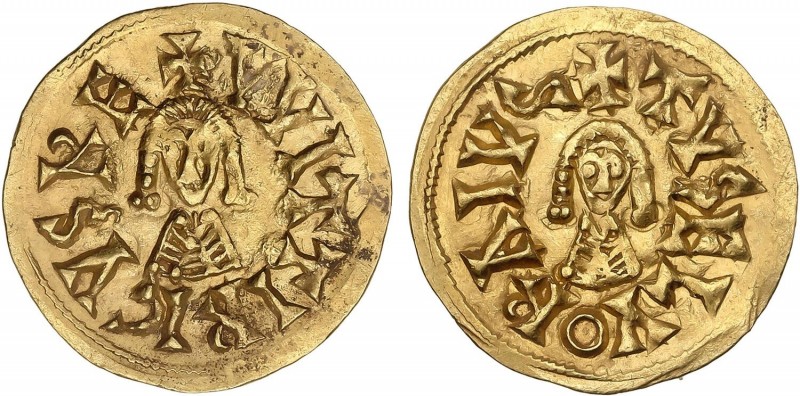 VISIGOTHIC COINS
Triente. VITERICO (603-610 d.C.). ELVORA (Lusitania). Anv.: ¶V...