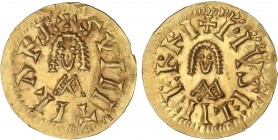 VISIGOTHIC COINS
Triente. SUINTILA (621-631 d.C.). ELIBERRI (Baética). Anv.: ¶SVINTILARE. Rev.: ¶PIVSELIBERRI. 1,44 grs. AU. Brillo original. Miles-2...